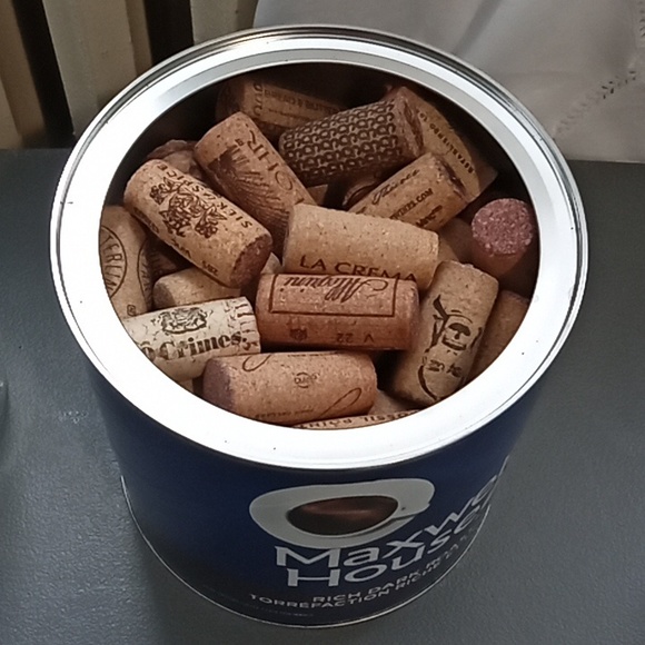 Cork | Art | 0 Natural Used Corks In A Coffee Tin | Poshmark